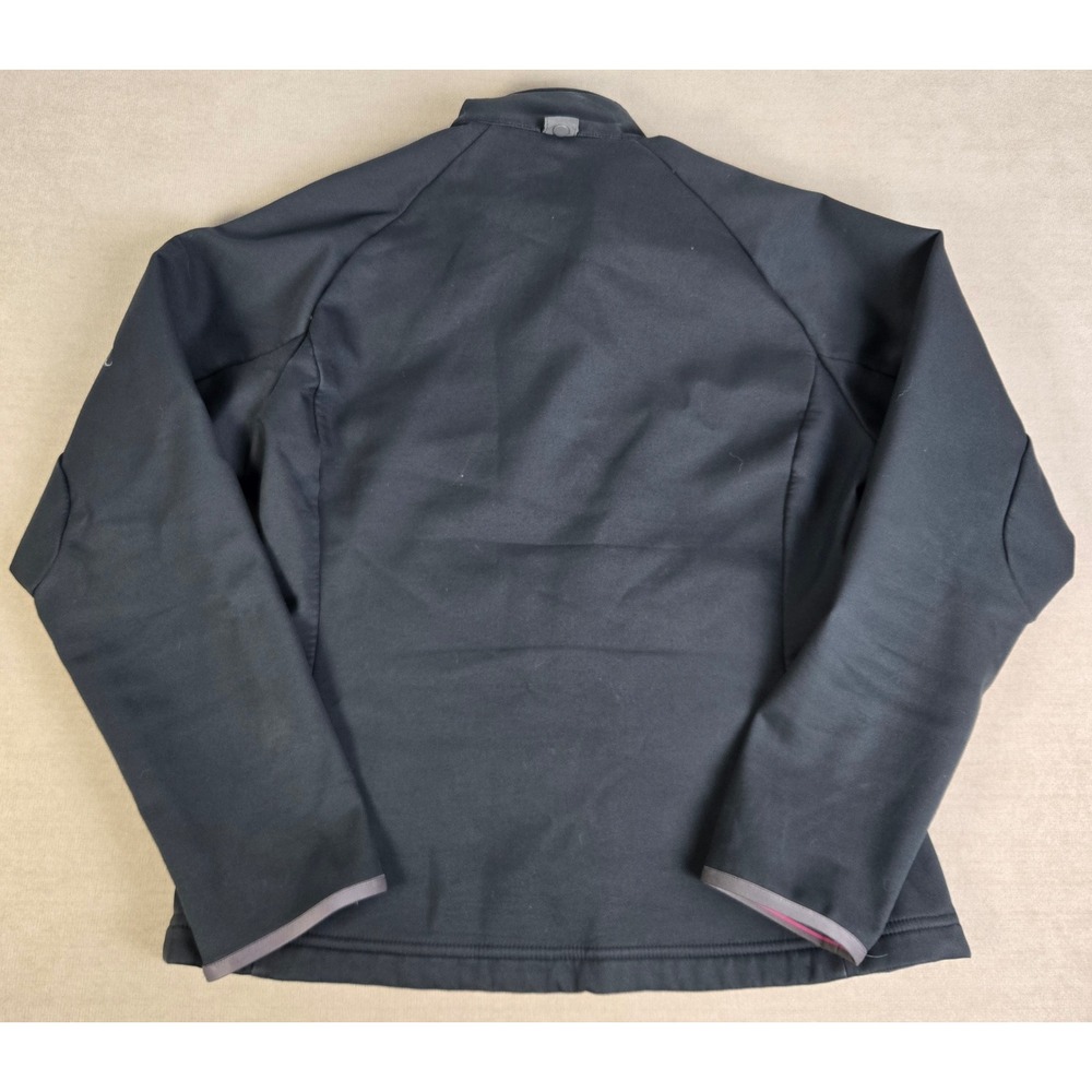 Salomon Black Full Zip Softshell‎ Jacket Performance Outdoor Women Medium - Picture 2 of 10